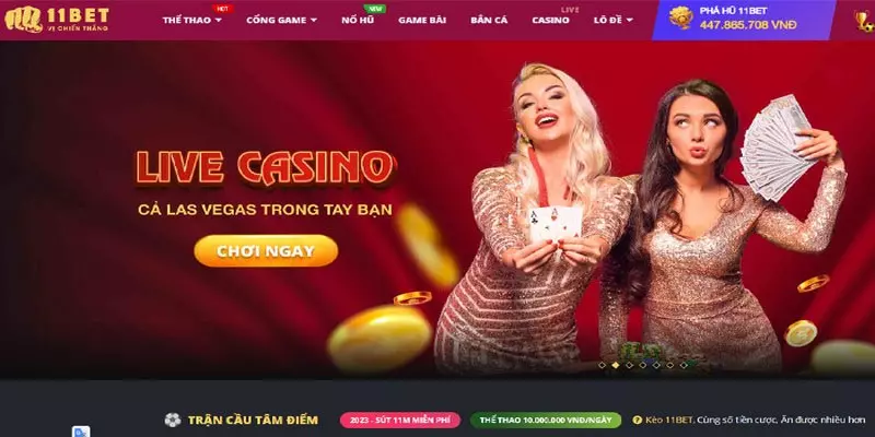 Đạ dạng sảnh game tại live casino