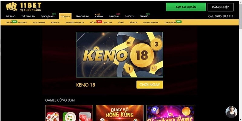 Keno 11BET